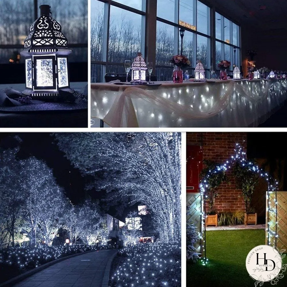 Waterproof Solar-Powered Fairy Modes Copper Wire for Christmas Patio