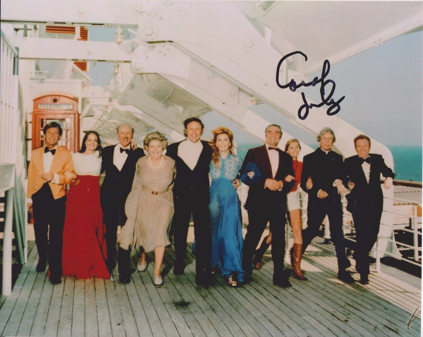 Carol Lynley (RIP 1942-2019) Poseidon Adventure Original Autographed 8X10 Photo Poster painting