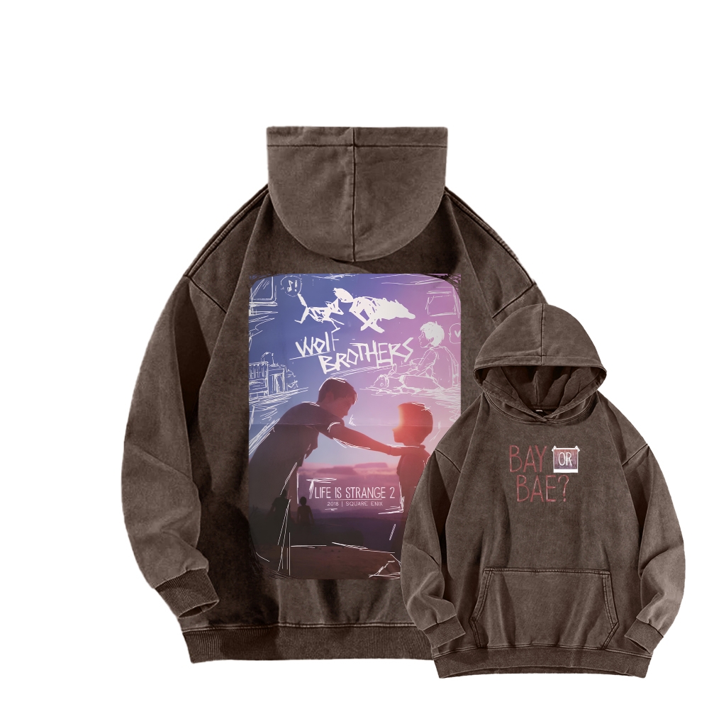 Life Is Strange Unisex Washed Hoodie 2602006702