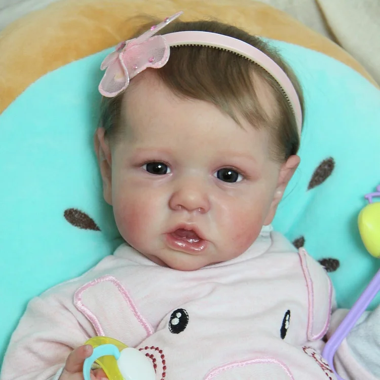 Silicone Babies Real Lifelike  20'' Charlee Truly Reborn Baby Doll Comes with Magnetic Pacifier