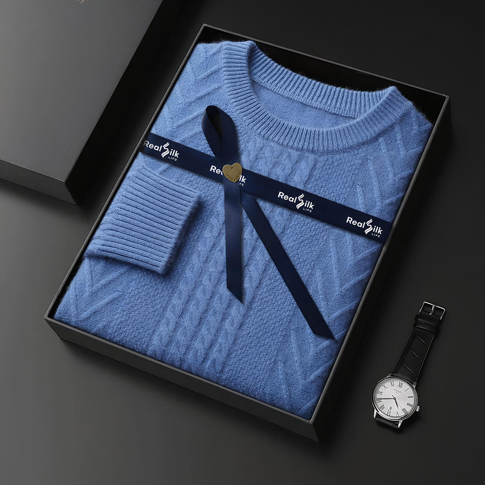 100 Cashmere Sweater For Men REAL SILK LIFE