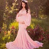 Maternity Sexy Strapless Dresses Photography Props Dress