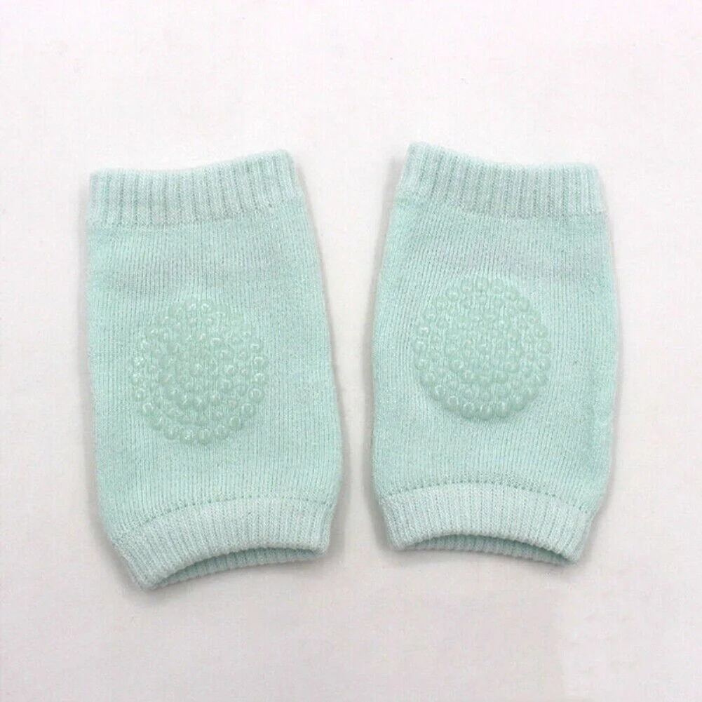 2019 Baby Accessories Baby Infants Safety Elbow Crawling Knee Breathable Warmer Protector Silica Gel Dots Anti-Slip Knee Pads