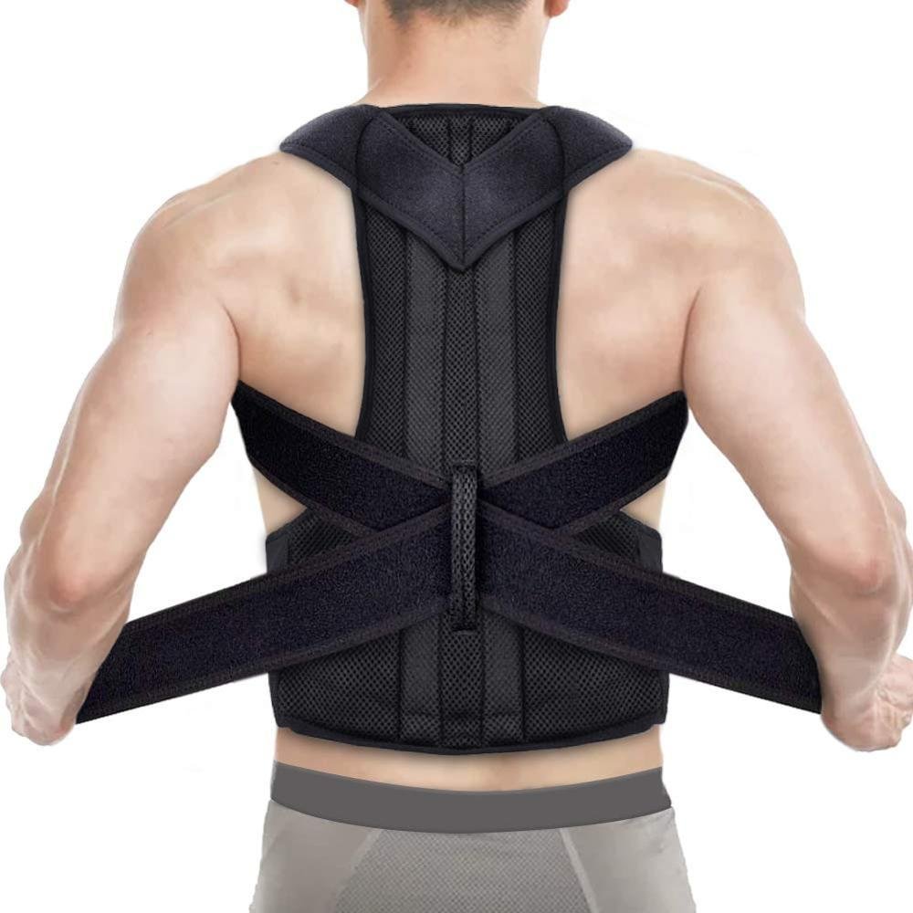 Adjustable Posture Corrector & Back Support Shoulder Lumbar Brace Belt for Men and Women