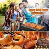 Stainless Steel Portable Folding BBQ Grill Small Smoker Charcoal Grill for Party