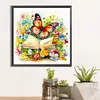 >SALE<5D DIY Full Round Drill Diamond Painting Butterfly Reading Kit Home Decor40x40cm