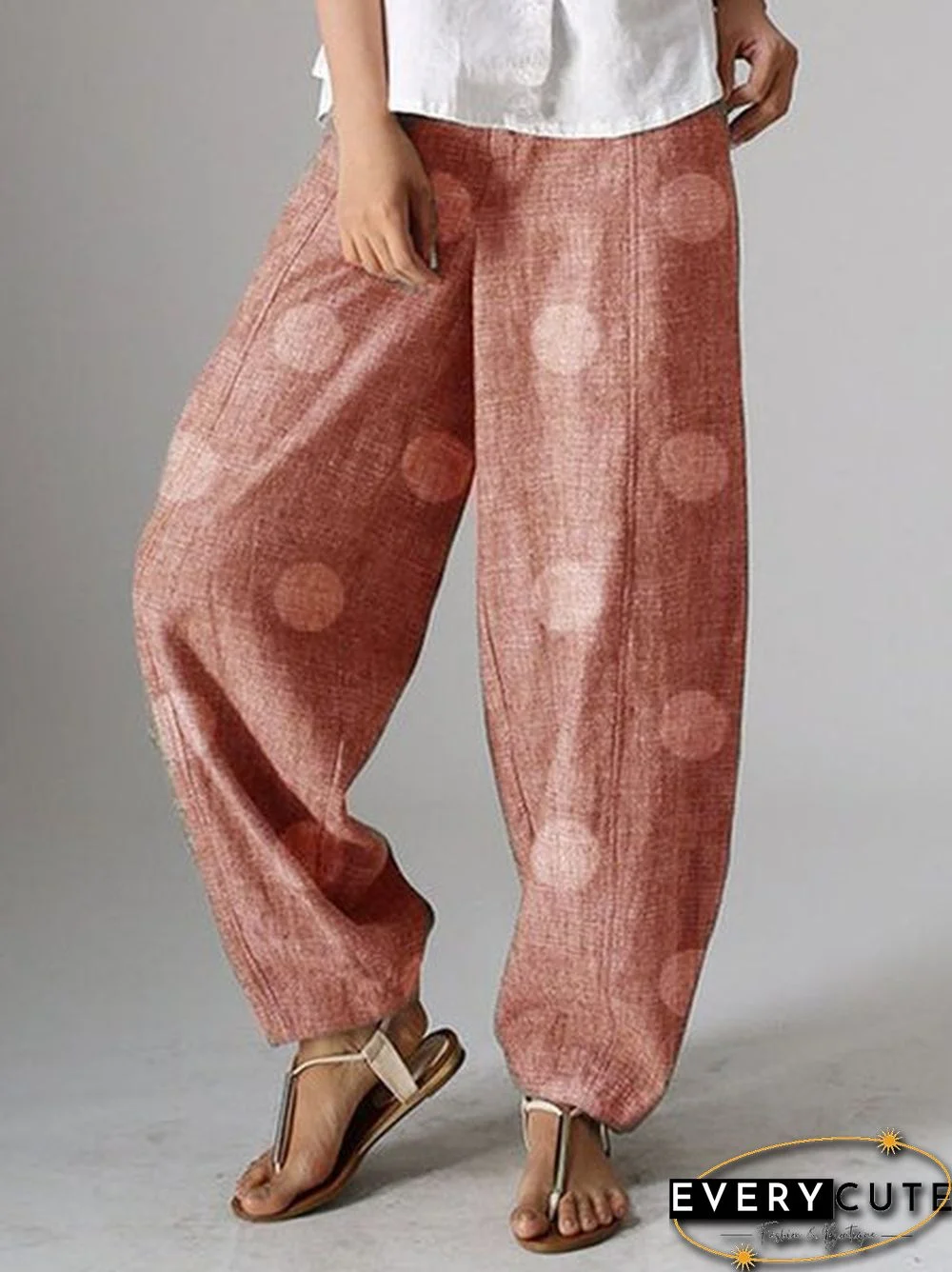 Polka Dots Casual Pants