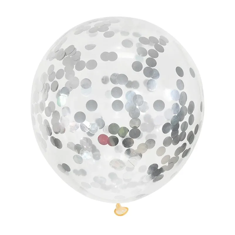 5/10/20pcs Gold Confetti Latex Balloons Glitter Clear Transparent Helium Balloon Wedding Baby Shower Birthday Party Decorations