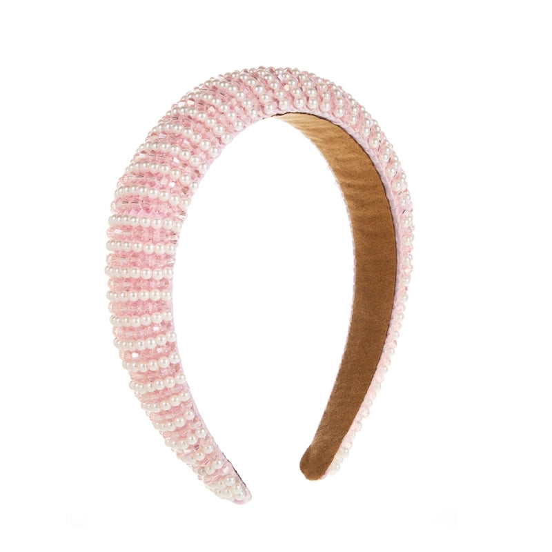 Women’s Casual Vacation Classic Style Color Block Alloy Rhinestone Glass Inlay Rhinestones Hair Band