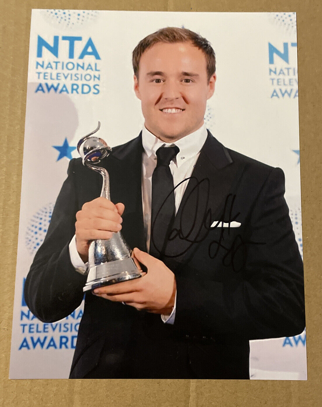 ALAN HALSALL Tyrone CORONATION STREET Photo Poster painting Hand SIGNED 8x6 Autograph Actor ITV