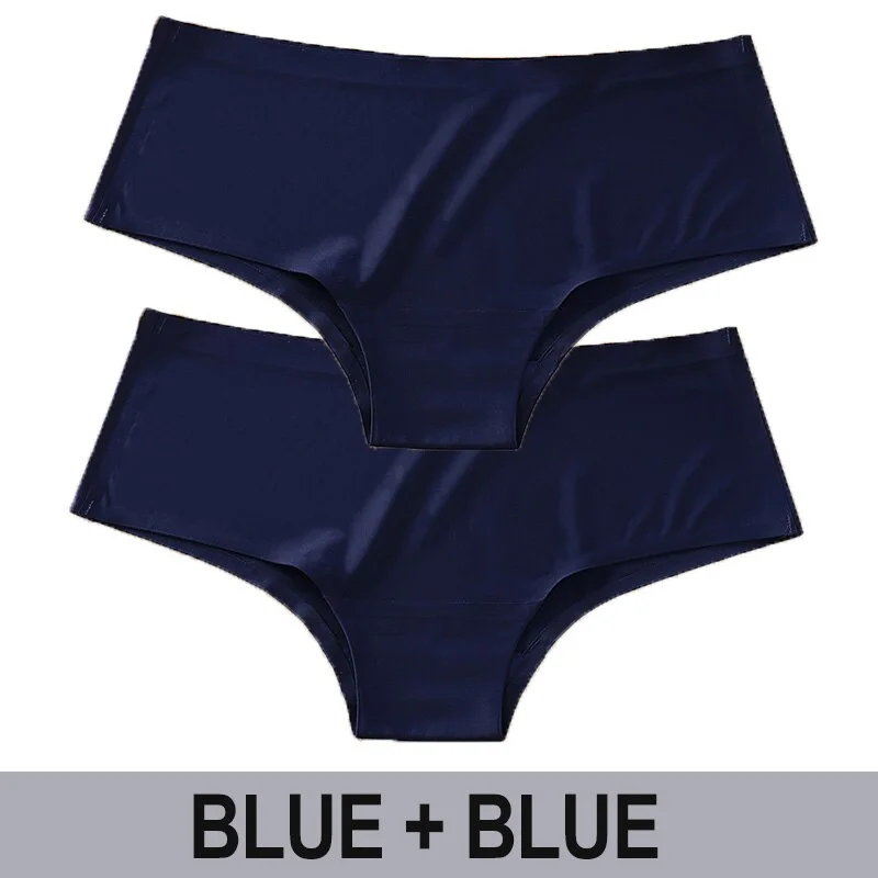Women Seamless Panties Sexy Underwear Solid Color Female Underpants Low Waist Briefs Intimates Lingerie Pantys Set for Girl M-XL