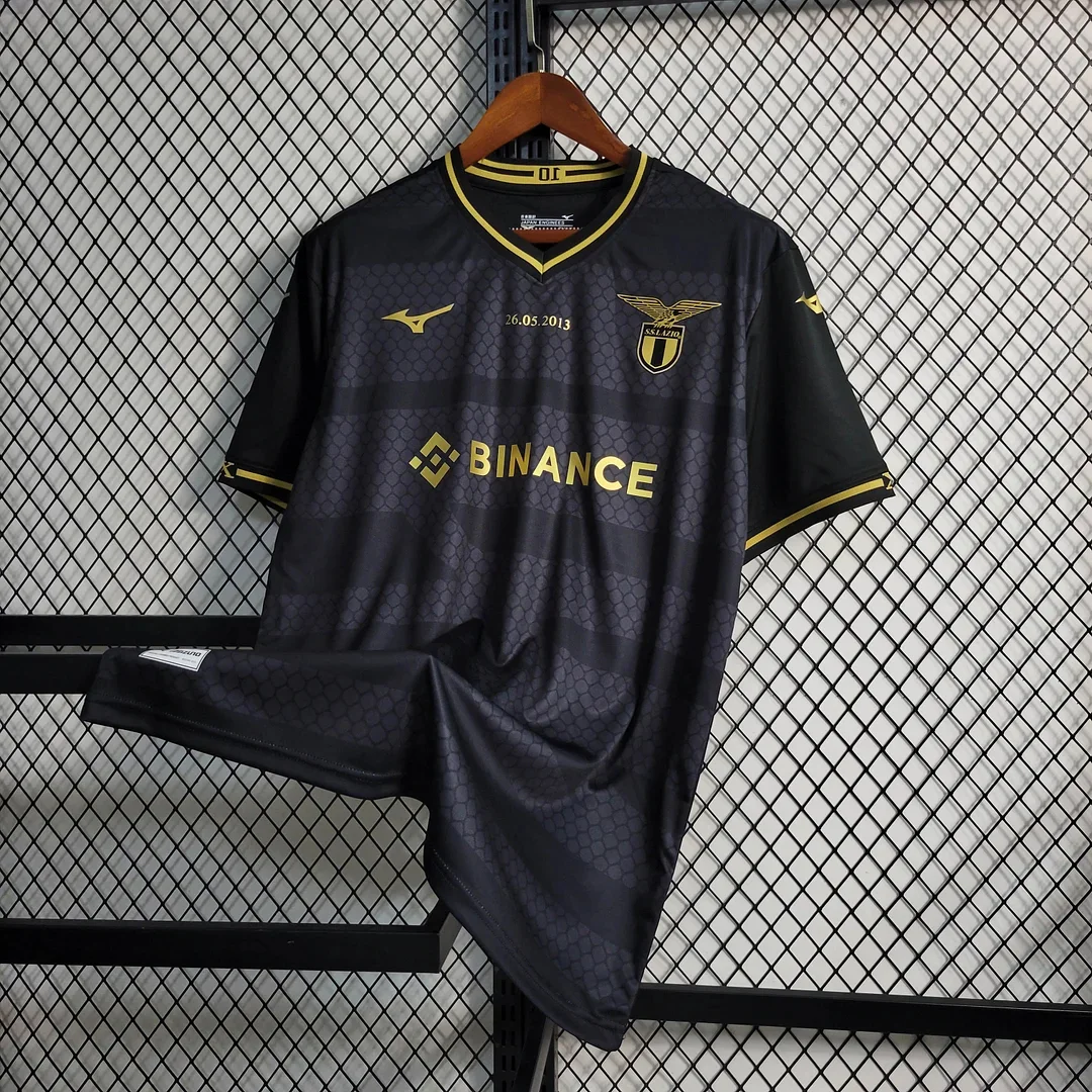 2023 Lazio 10th Anniversary Edition Black Soccer Jersey 1:1 Thai Quality