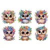 6Pack Owls-Crystal Rhinestone Diamond Painting(30x30cm)