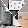 6Pcs Acrylic Animals Birthday Diamond Painting Fridge Stickers for Whiteboards