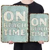 On Beach Time - Vintage Metal Signs(8*12Inch)  - Warning
