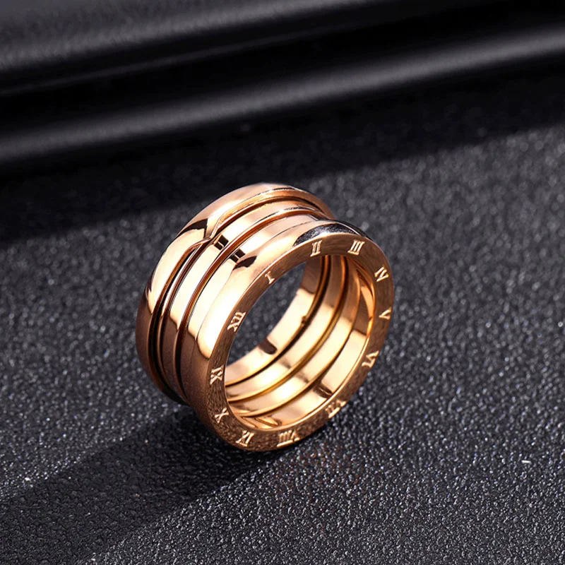 Men's Roman character ring