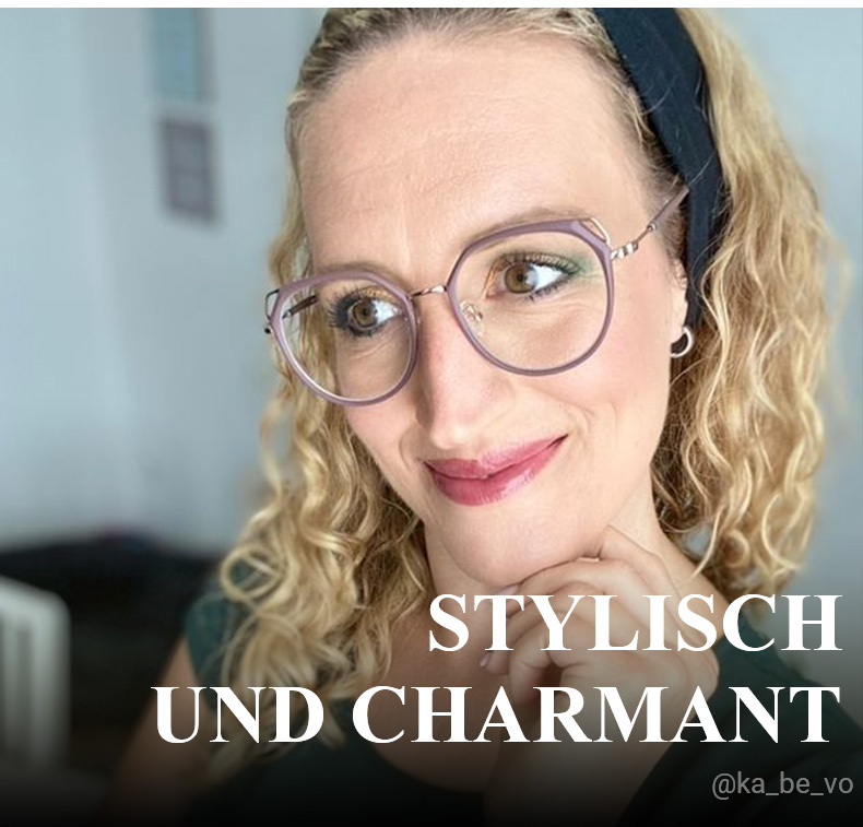 Ofelia Lila Geometrisch Brille