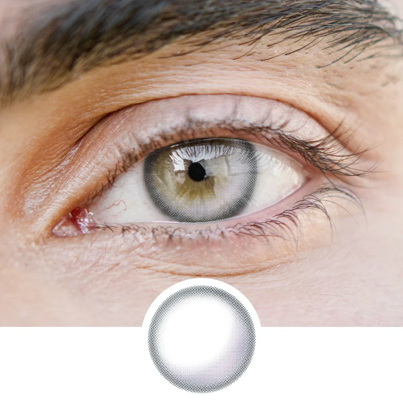 Men' Half Moon High-gloss Purple(12 months) contact lenses