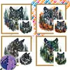 Wolf - Round AB Drills Diamond Painting(45x45cm)