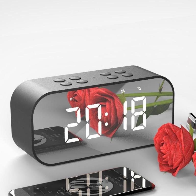 Subwoofer Music Sound Box Alarm Clock