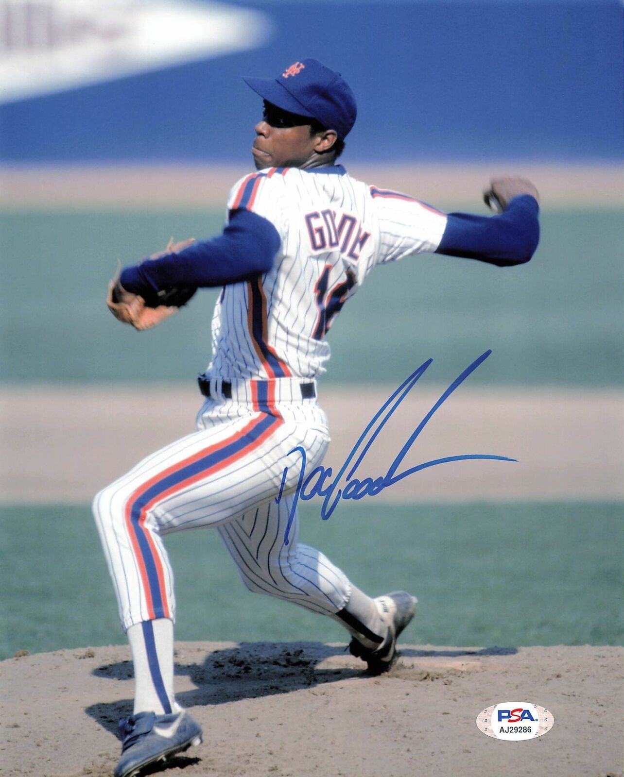 DWIGHT GOODEN signed 8x10 Photo Poster painting PSA/DNA New York Mets Autographed