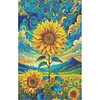 Diamond Painting -DIY Round Drill Sunflower(40x60cm)