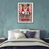 【2 pi&egrave;ces/paquet】-No&euml;l gnome-plein rond diamant peinture-30 * 40cm