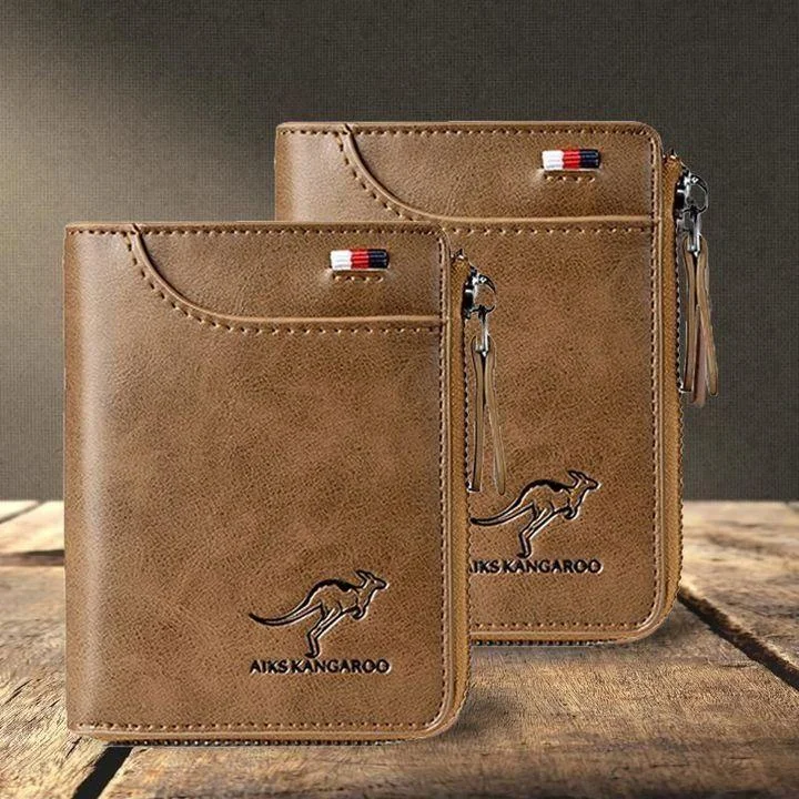 Fossy Multi-Function Waterproof Leather RFID Blocking Wallet 