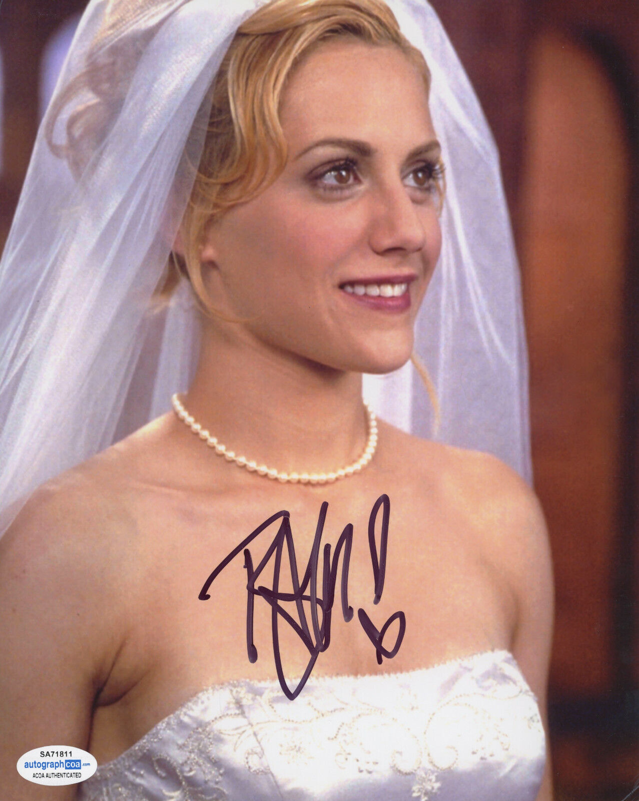 *RARE* BRITTANY MURPHY SIGNED JUST MARRIED