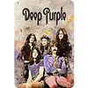 Deep Purple - Panneaux en &eacute;tain m&eacute;tallique(20*30cm/30*40cm) - Musique