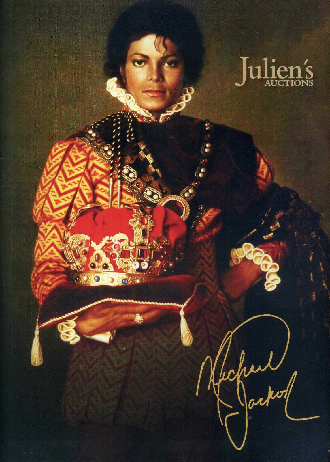 MICHAEL JACKSON Signed 'Julien's' Photo Poster paintinggraph - Pop Singer - preprint