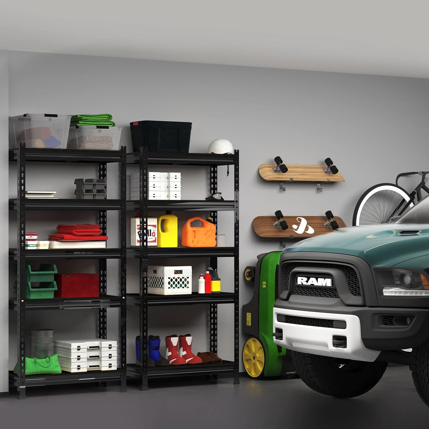 SAKER Adjustable Storage Shelves (5-Shelf)