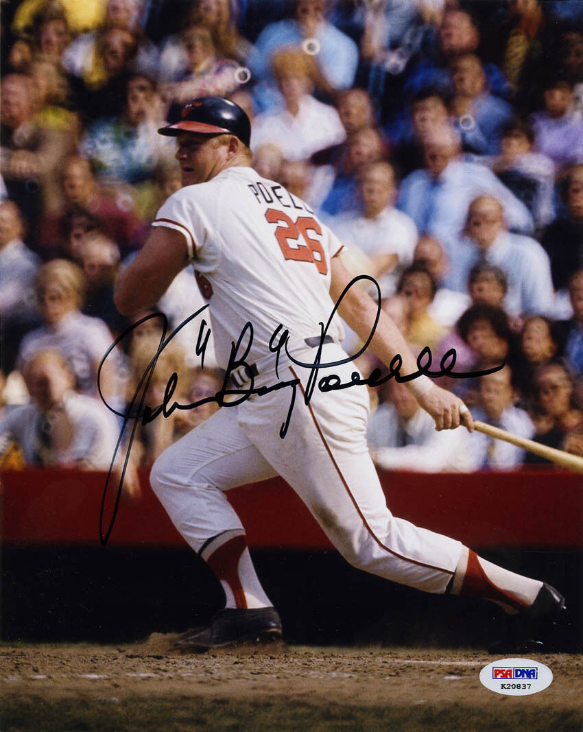 Boog Powell SIGNED 8x10 Photo Poster painting Baltimore Orioles PSA/DNA AUTOGRAPHED