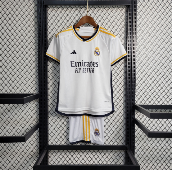 2023/2024 Real madrid Home Kids Kit Football Shirt