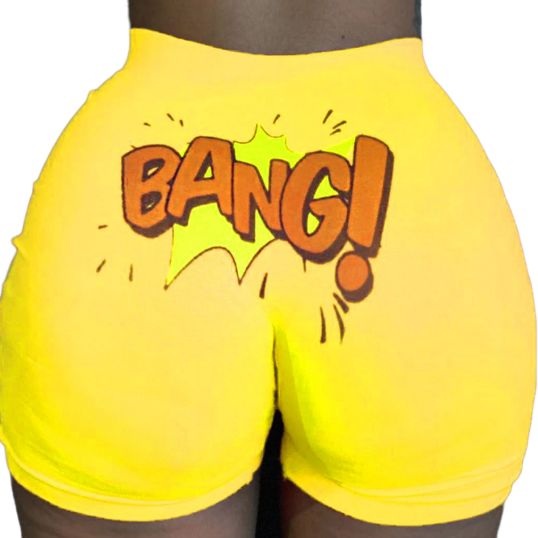 Women's Summer Hot Shorts Fashion Casual Print High Waist Fitness Shorts Womens Costume Streetwear Ladies Short Leggings