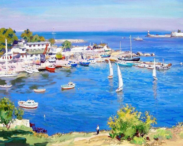 

Blue Seascape – Paint By Numbers - 40*50CM, 501 Original
