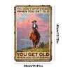 Cowgirl Riding Horse - Vintage Metal Signs - 20*30cm/30*40cm - Western