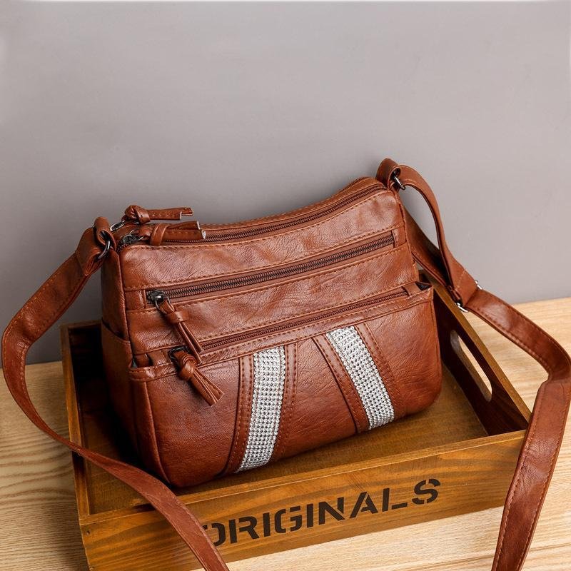 Retro Soft Leather Shoulder Bag