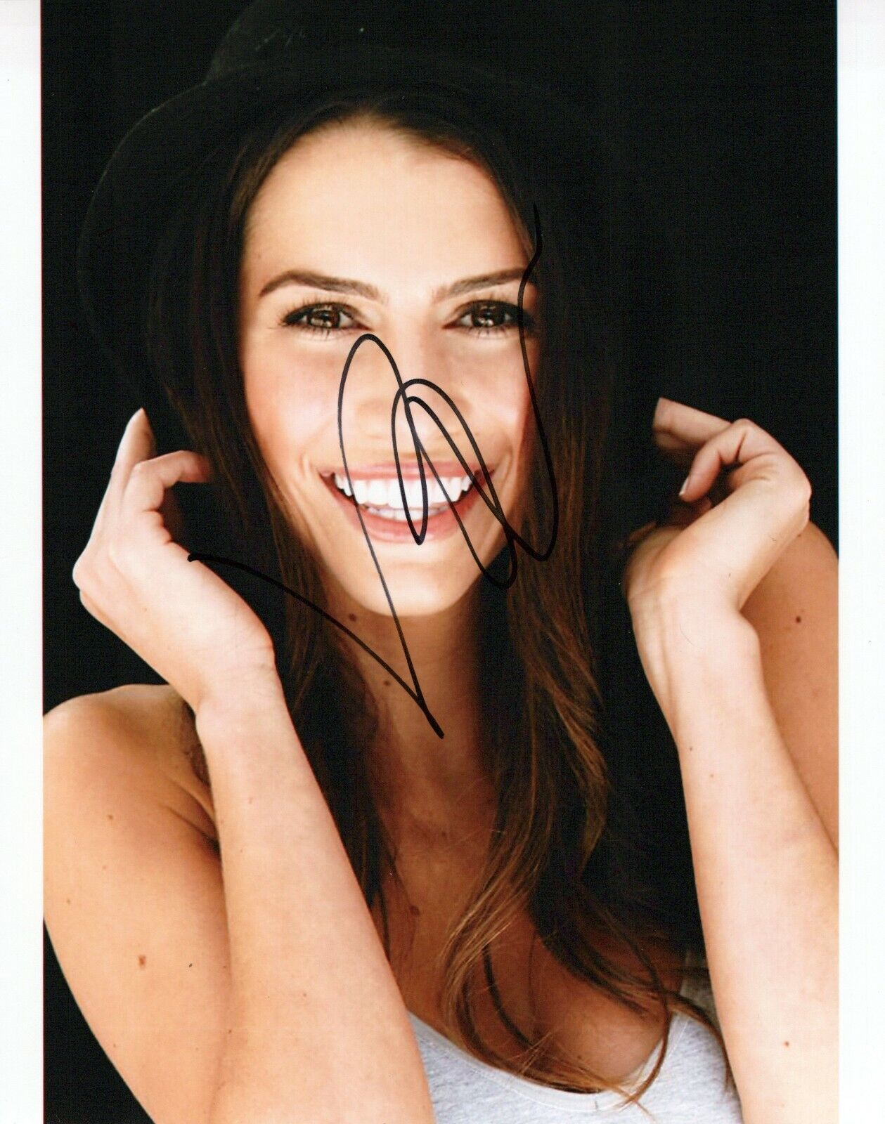 Bianca Haase glamour shot autographed Photo Poster painting signed 8x10 #5 auto on face