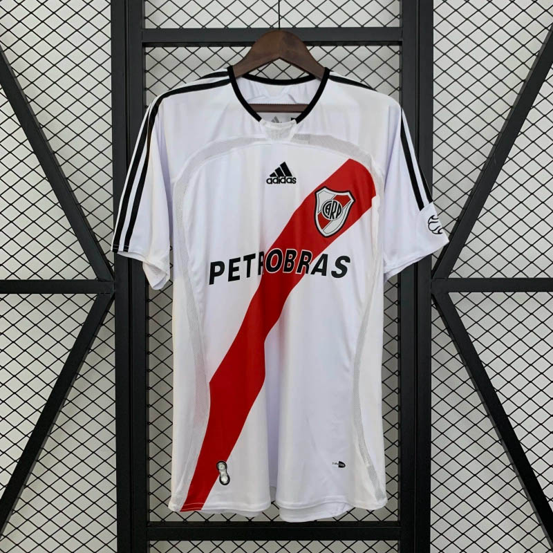 2006-2007 Retro River Plate Home Football Shirt 1:1 Thai Quality- Maxi Kit