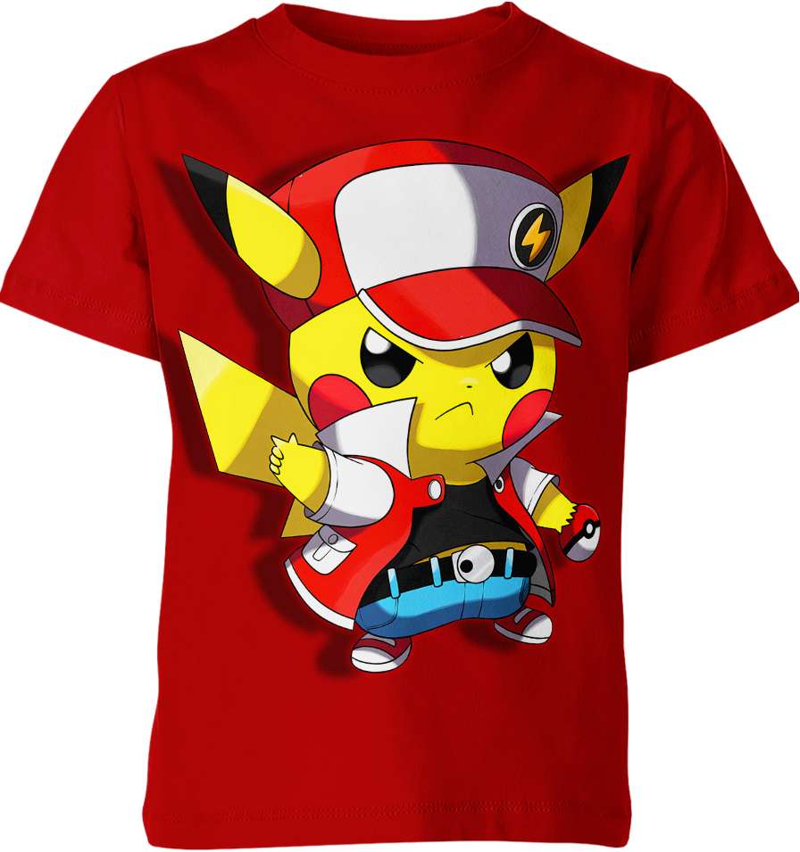 Ash Ketchum x Pikachu from Pokemon Shirt