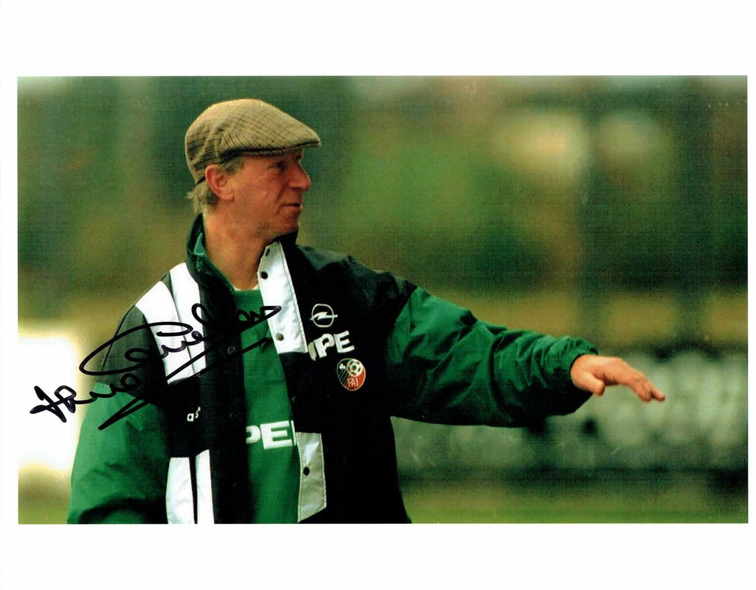 Jack CHARLTON Republic of Ireland Manager Signed 10x8 Photo Poster painting AFTAL RD COA