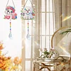 2pcs Flower Dog Diamond Painting Double-sided Crystal Window Suncatcher Craft Set Birthday Gifts Home Garden Decor Hanging Kit