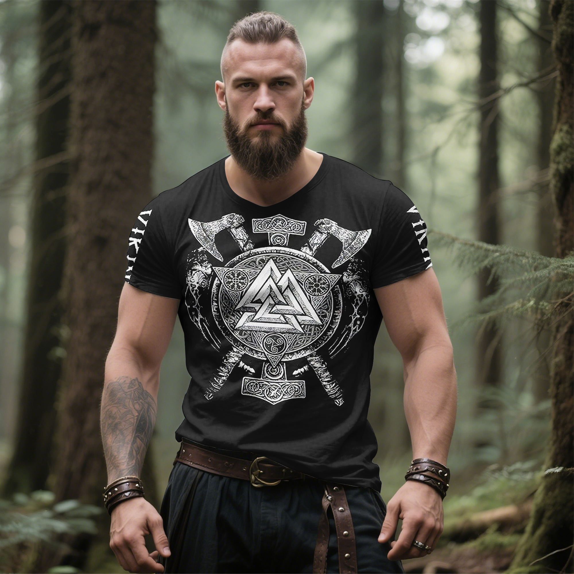 Viking Spirit Unleashed: The Ultimate T-Shirt for the Bold and Fearless