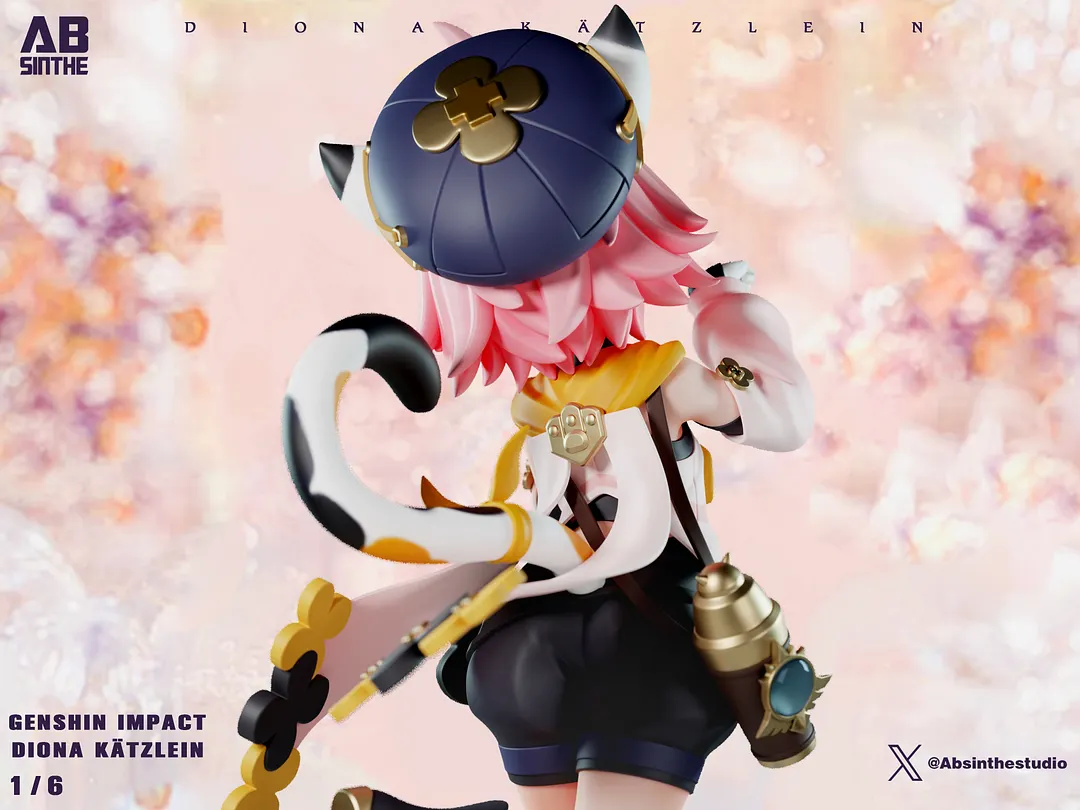 1/6 Scale Diona - Genshin Impact Resin Statue - ABsinthe Studios [In Stock]