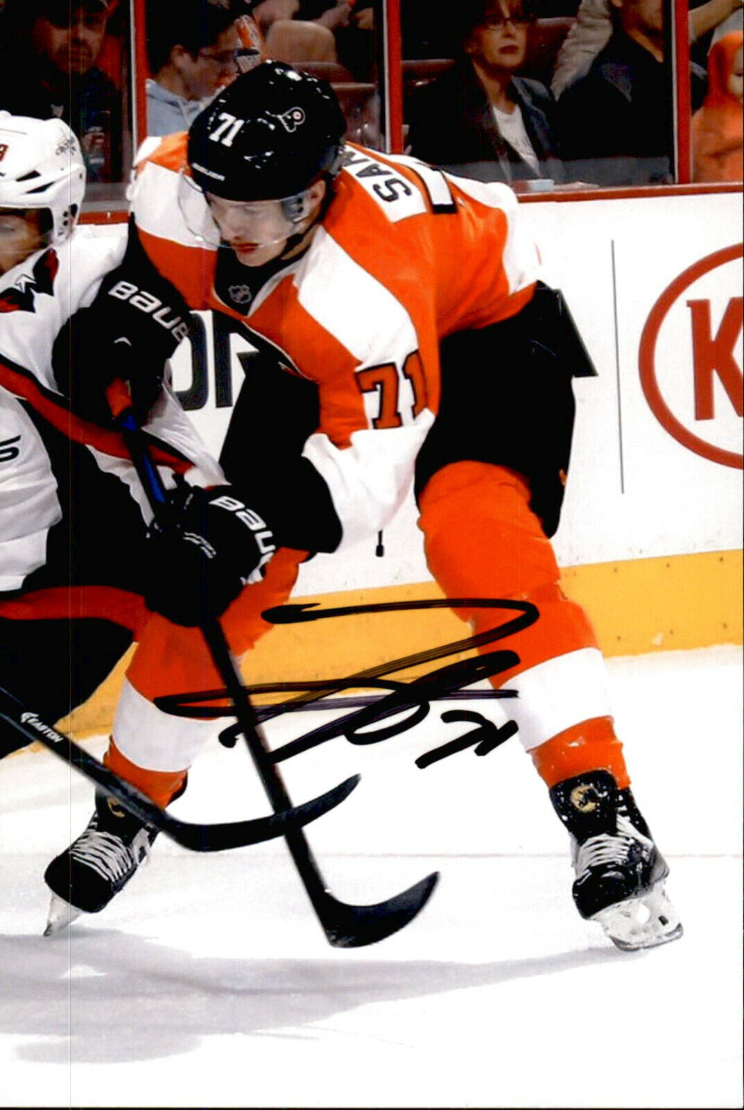 Travis Sanheim SIGNED 4x6 Photo Poster painting PHILADELPHIA FLYERS #6