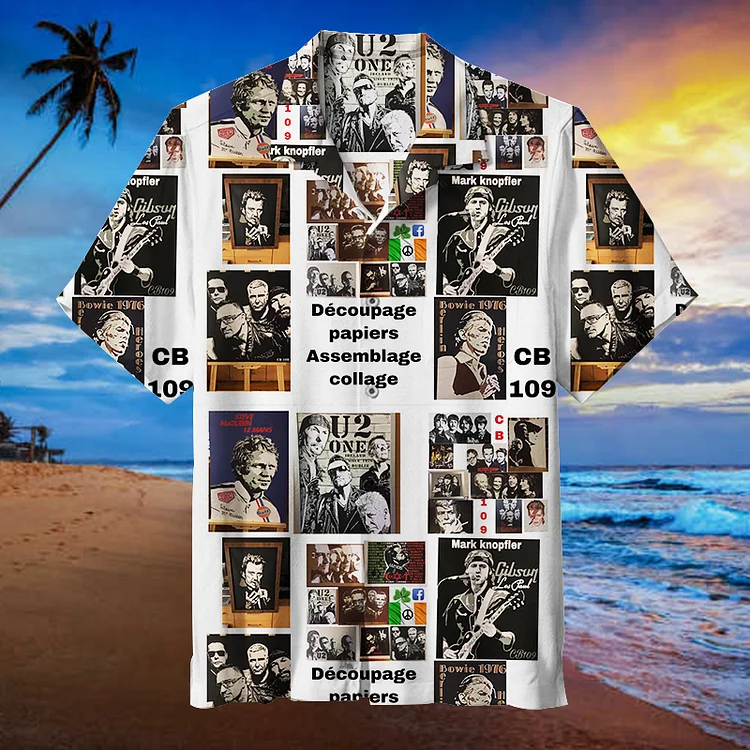 U2 And Mark Knopfler|Unisex Hawaiian Shirt