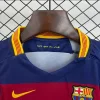 Retro 2015-16 Kids Barcelona Soccer Jersey Home
