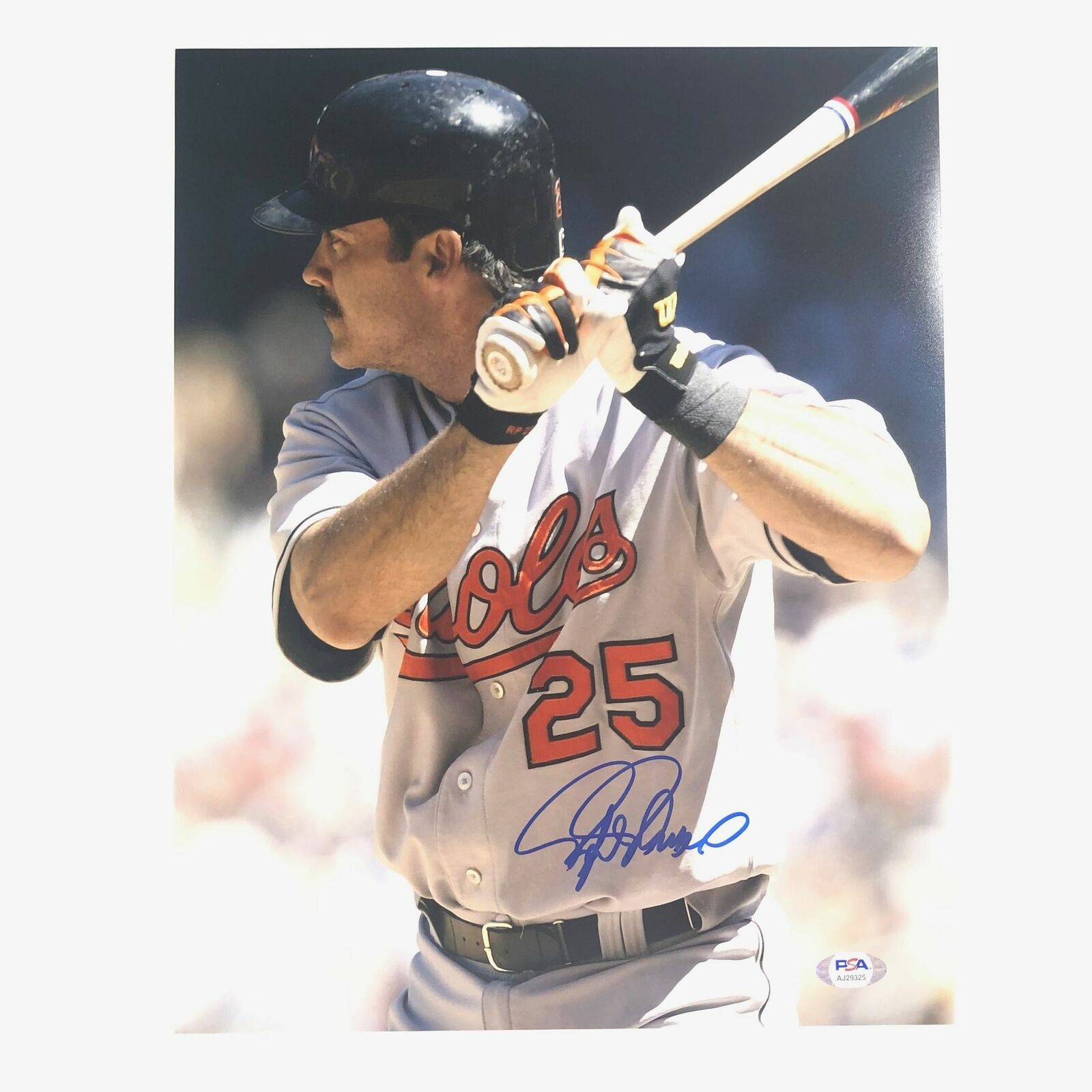 RAFAEL PALMEIRO signed 11x14 Photo Poster painting PSA/DNA Baltimore Orioles Autographed