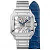 Cartier Santos Large Skeleton WHSA0015 Hand Wind 40mm Super Clone
